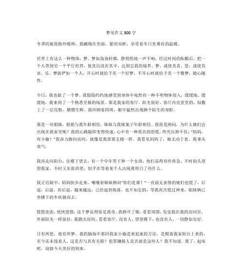 阳光与冬日的邂逅（温暖）