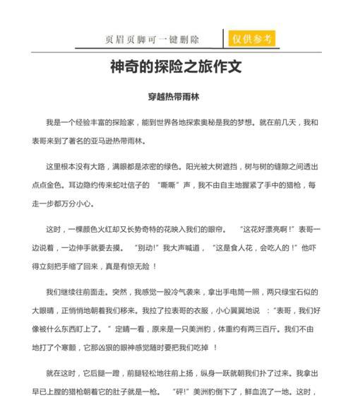 神奇色彩的探险（五彩斑斓的旅程）