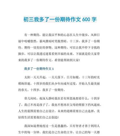 充满希望的明天（一个人的奋斗故事）