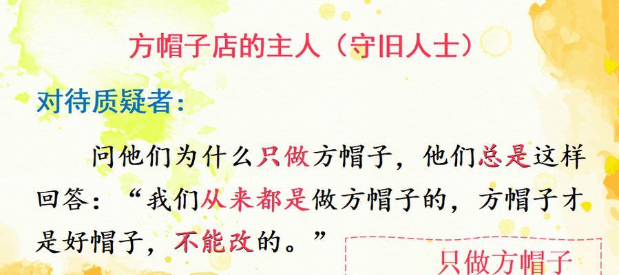 主题：一顶绒线帽的故事