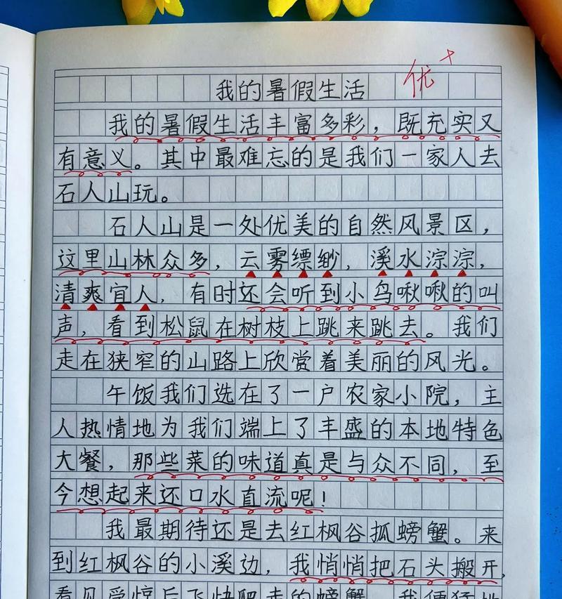 我的暑假生活（充实的暑假日子）