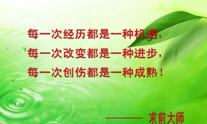 行走人生，追求价值（以名言警句为引）