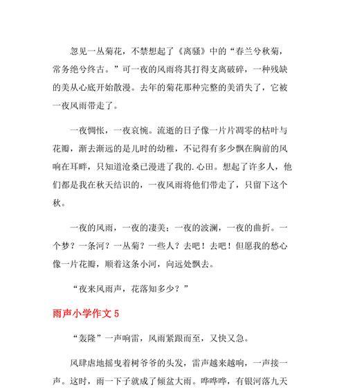 听雨声·迷失在夜色中（雨夜的归途）