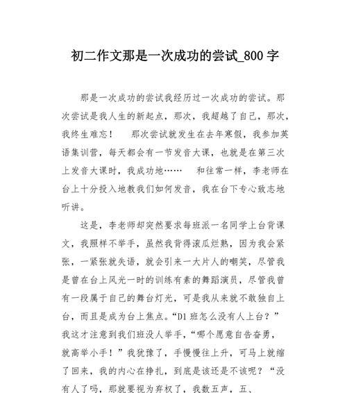勇往直前，走向成功（少年的奋斗史）