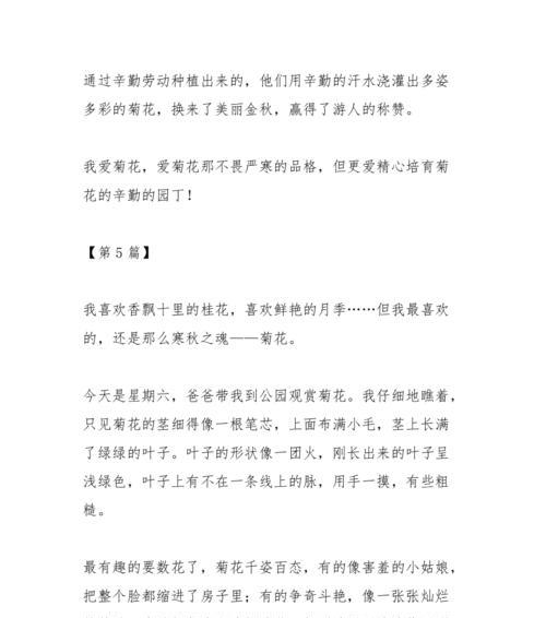 菊花神话（凝聚生命的美丽）