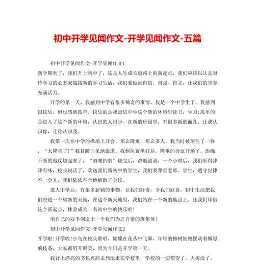 初中九年级，我的青春（充满活力的学生）