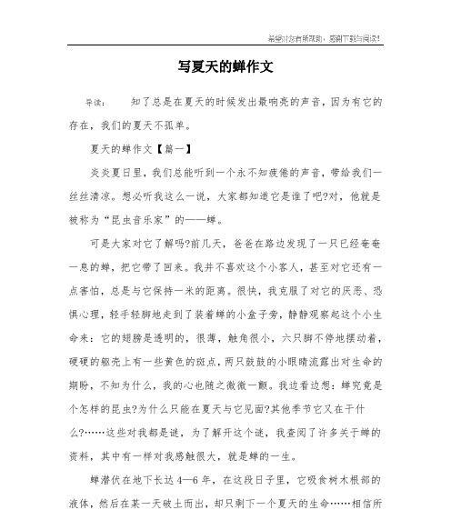 夏日炎炎（闲逛在村庄中的青涩岁月）