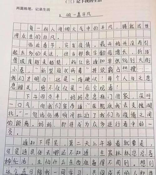 一次疫情的见证（医生的坚守与学生的感恩）