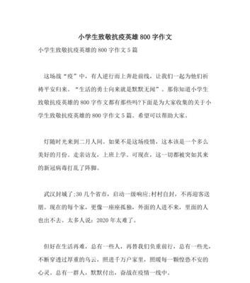 一个医生的抗疫故事（大爱无疆）