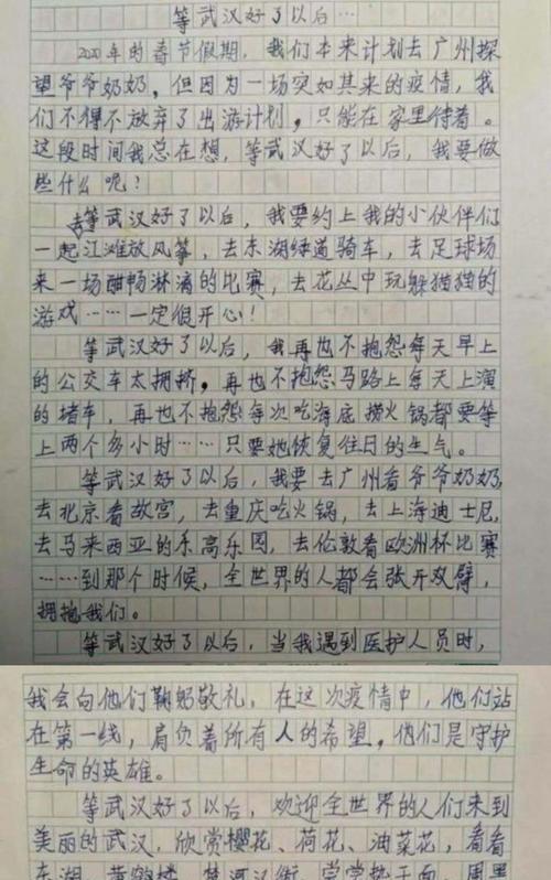 团结战“疫”，心连心（一个让人感动的故事）