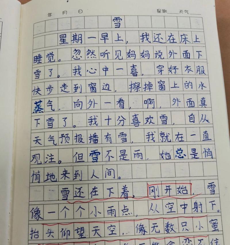谷雨里的雪作文400字