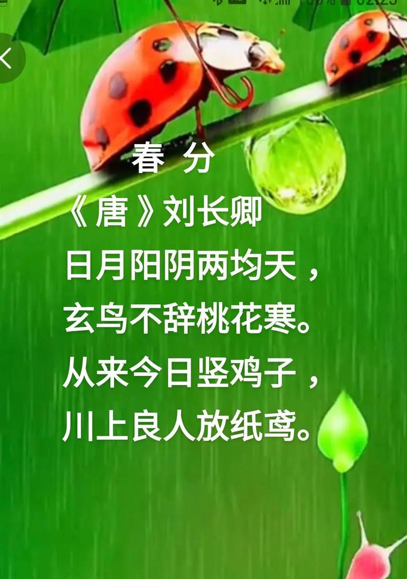 《春分四序：二十四节气的诗韵》