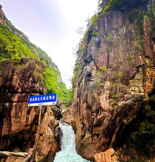 《雨润嶂山，峡谷幽兰绘》