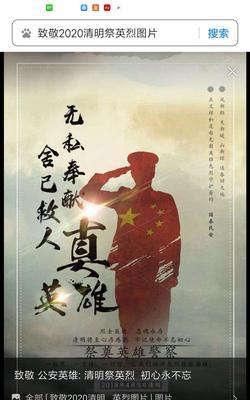 《缅怀英灵：清明寄哀思》