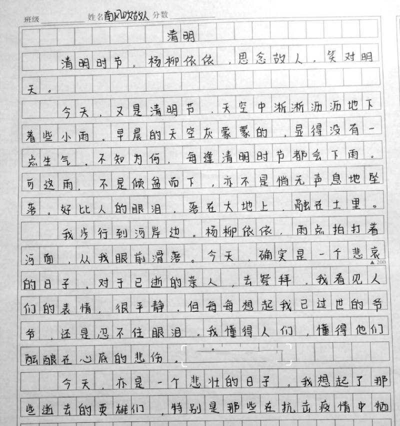 清明祭祖路上的童心发现