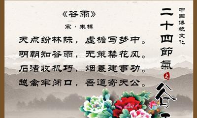 谷雨时节，细雨润物无声
