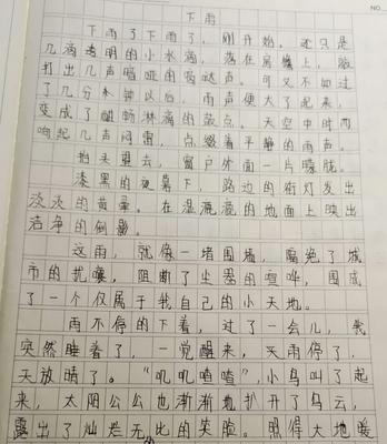 以清明大雨过后的作文为话题的作文怎么写（《清明大雨过后的作文》）
