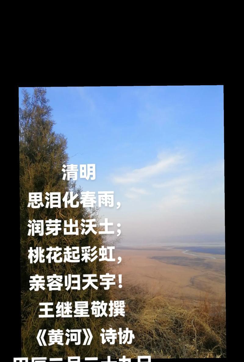 清明时节桃花开诗词歌赋短诗词现代（《清明桃花赋》）