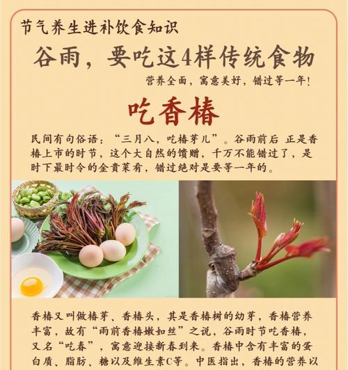 谷雨季节美食（《谷雨时节：品茗赏花，舌尖上的诗意》）