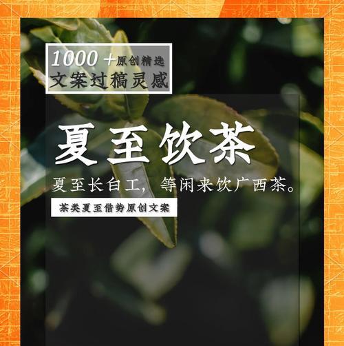 夏至下午茶文案句子好句怎么写？（《夏至雅趣：午後茶语话悠长》）