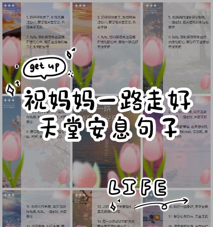 母亲节送花给妈妈的祝福语（《花映慈颜）