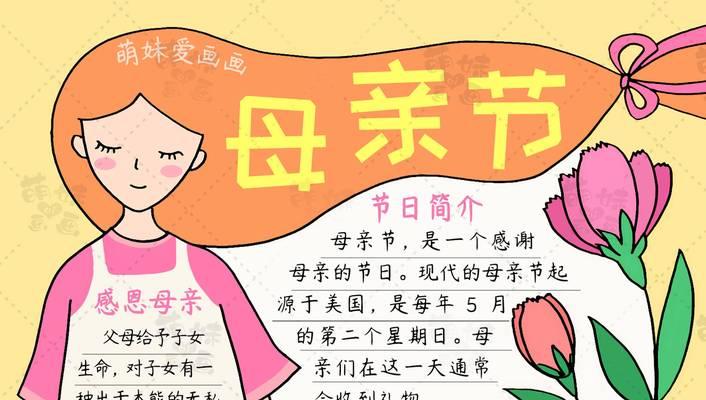 母亲节小报怎么写（《母爱如春，感恩成长路》）