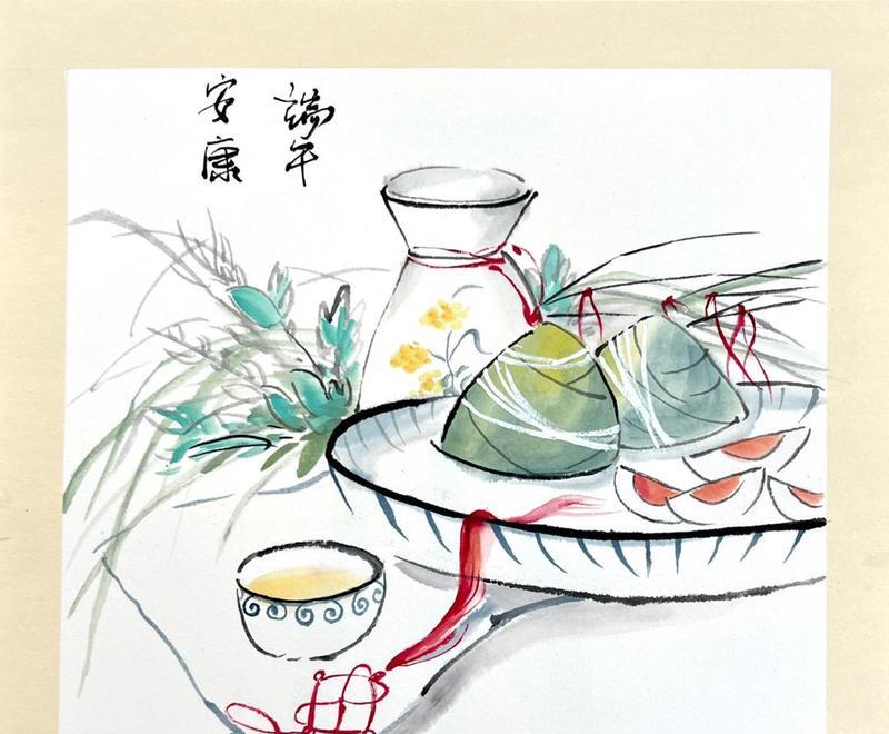 端午节国画祝福语好句有哪些？（《端午清韵：国画中的祝福语》）
