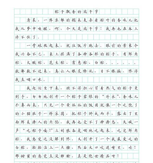有关端午节作文粽子的作文怎么写（《粽香传承：少年心语》）