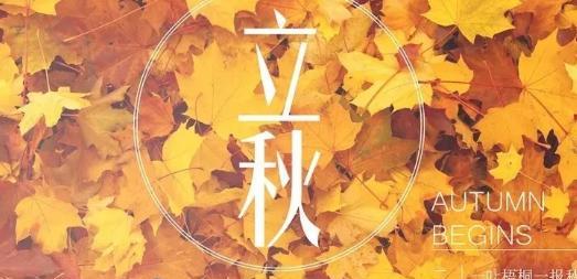 1.立秋到，愿你心情愉悦，气息清新。