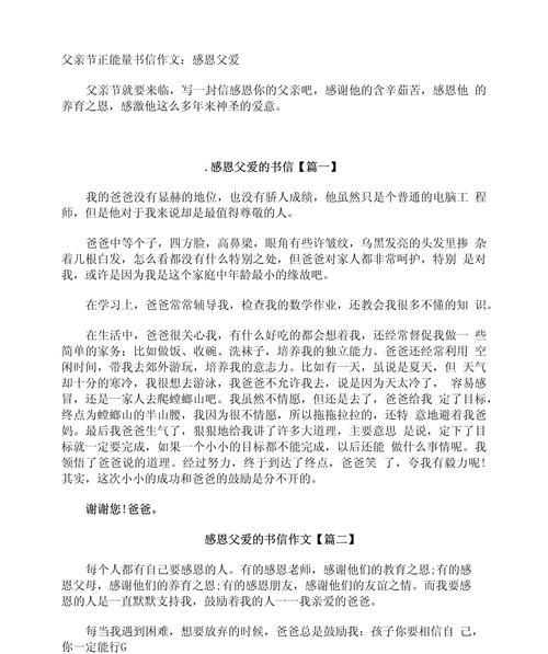 有关感恩父亲节心得文案作文的作文怎么写（《心灯传情——我与父亲的节日对话》）